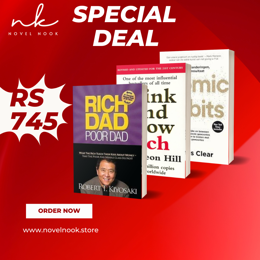 Atomic habit Rich dad poor dad and Think and grow rich